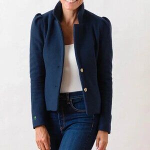 Dudley Stephens Windsor Fleece Blazer NAVY: Large